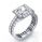 0.84 carat designers bridal ring sets