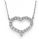 0.60carats of diamonds in a Heart Pendant