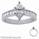 Engagement ring with 0.40 carat Round diamonds