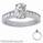 Engagement ring with 0.40 carat Round diamonds