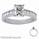 Engagement ring with 0.40 carat Round diamonds
