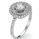 Double Halo Engagement ring