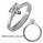 Low profile solitaire engagement ring settings