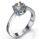 0.4 Carats, Radiant, Engagement ring, solitaire diamond