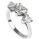 Three hearts diamond ring