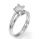 The Omega diamond engagement ring