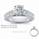 Engagement ring set with 0.8Cts diamonds