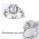 Engagement ring settings with side triangle diamonds