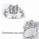 Engagement ring settings with side triangle diamonds