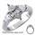Engagement ring with Pear Shape side diamonds