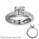 Hand engraved heavy contour engagement ring