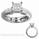 Hand engraved heavy contour engagement ring