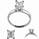 Princess solitaire engagement ring