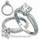 Hand engraved designers solitaire engagement ring
