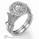 1.73 Carats, Round, Engagement and Wedding Diamond Rings Set