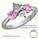 Engagement ring with two round pink Sapphires
