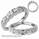 Diamond stairs Anniversary or  Wedding ring