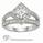 0.82 Carats, Princess, Engagement ring with side stones settings