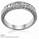 Hand Engraved wedding or anniversary band with 0.35 carats Round diamonds