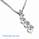 1 carat five diamond Journey Pendant