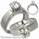 Wide band solitaire diamond engagement ring