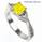1.64 Carats, Princess, Three diamonds Ring, Finished