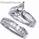 Bridal set, 2 carats baguette diamonds