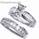 Bridal set, 2 carats baguette diamonds