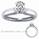 Heavy Contour Engagement ring