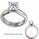 Heavy Contour Engagement ring