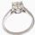 1 carat look, diamond Engagement ring