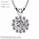 0.53 Carats, Round, Diamond Pendant round, Finished