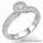 3/4 carat diamond engagement ring.