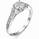 1 carat look diamond ring