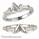 Wedding Band for Marquise Engagement ring with side Tapered Baguettes Diamonds
