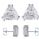 Triangles or Trillions diamond stud earrings