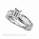 Engagement ring settings, side Baguettes 0.95 carat