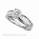 Engagement ring settings, side Baguettes 0.95 carat
