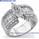 Engagement ring with 1.25 carat side diamonds
