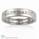 4.5mm Flat Burnished surface Wedding band with Hand Engravement all around
