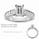 Sides 0.50 carats round diamonds, engagement ring