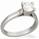 U Head, Wide Cathedral solitaire engagement ring