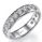 3/4 carat 4.5mm wedding band