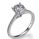 The Delicate engagement  ring settings, 