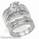 Bridal rings set,2.60 carat side princess diamonds