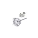 Men Round diamond earring stud-settings
