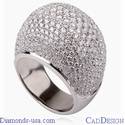 Diamond Cocktail  & right hand rings-finished
