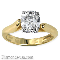 Solitaire diamond engagement Ring