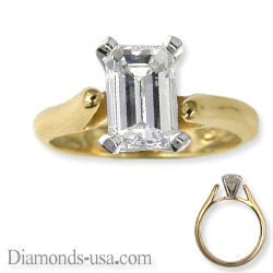 Solitaire diamond engagement Ring
