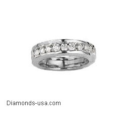 0.95 carat 9 Round diamonds Anniversary or wedding band
